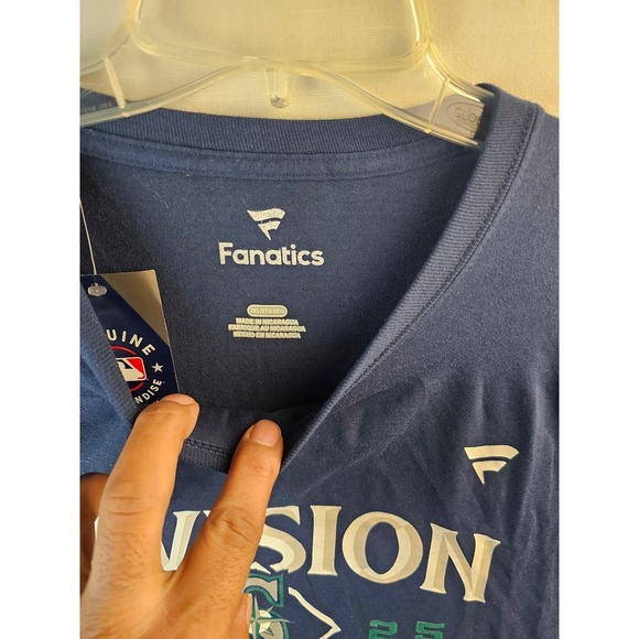 Fanatics Seattle Mariners 2025 AL West Division Champs Navy T-Shirt Mens 2XL NEW - Picture 4 of 9
